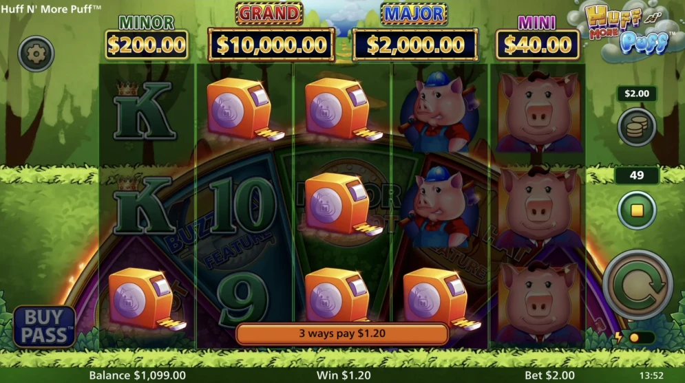 Huff N' More Puff Slot
